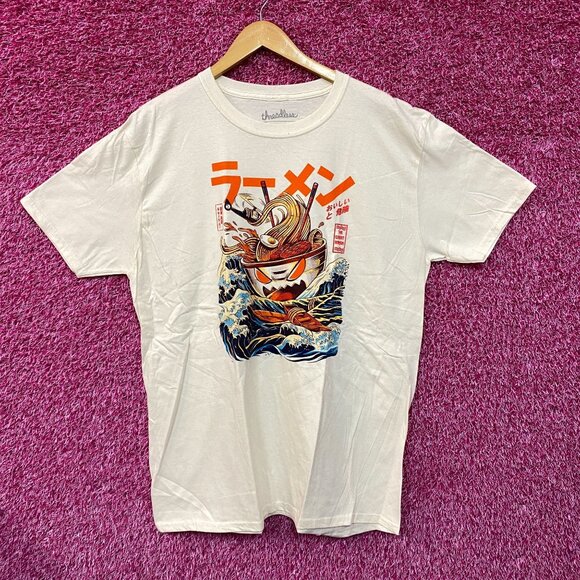 The Great Ramen Kaiju Monster Beige Tshirt size Extra Large - Picture 1 of 4